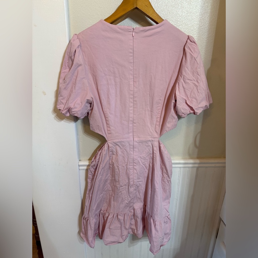 Wayf From Bloomingdale’s Blush Pink Midi Dress - Picture 3 of 5